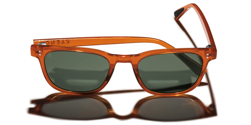 Morro Polarized Sunglasses - Caramel / Green 12